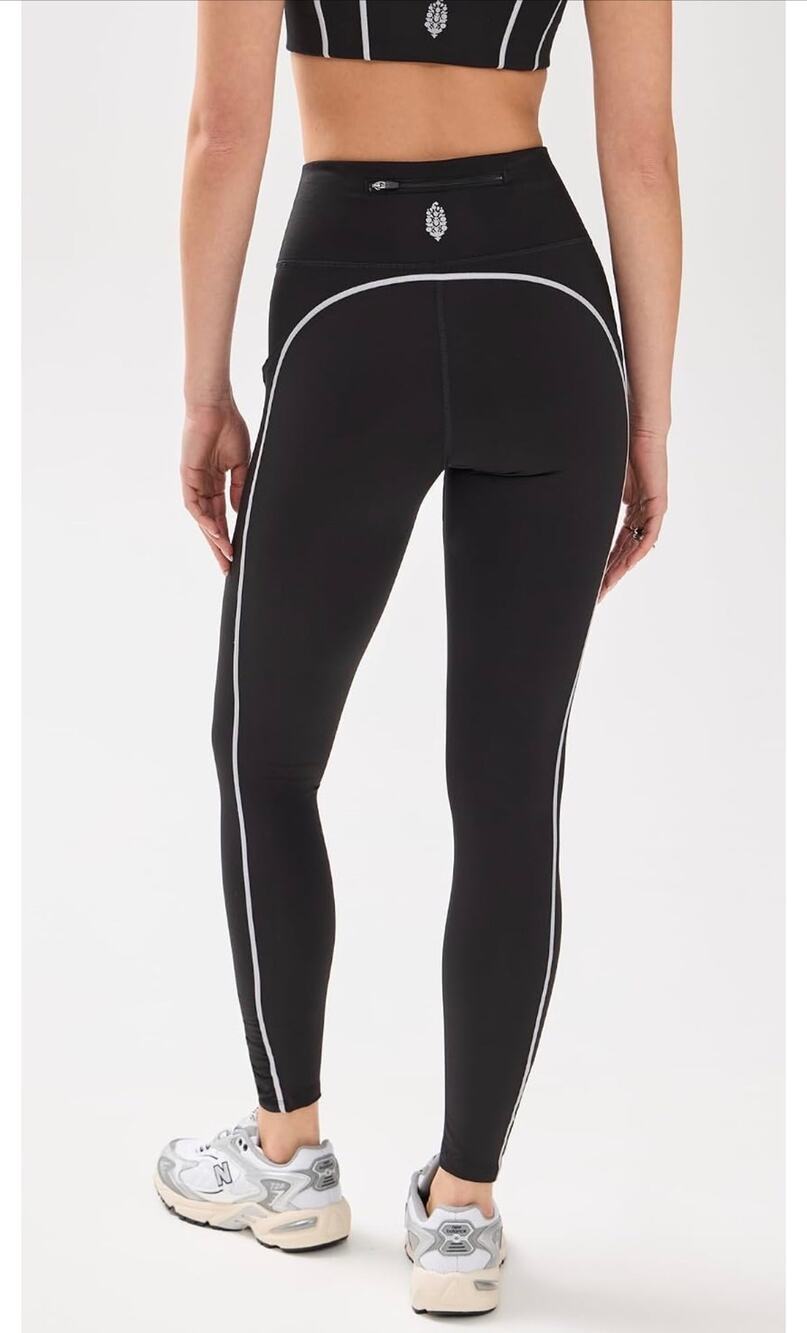 Free People Movement Women's Black You're a Peach Leggings Size XS
